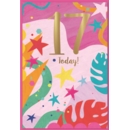 AGE 17 CARDS, 6's Female Coloured Shapes