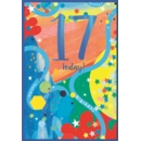 AGE 17 CARDS, 6's Male Coloured Shapes
