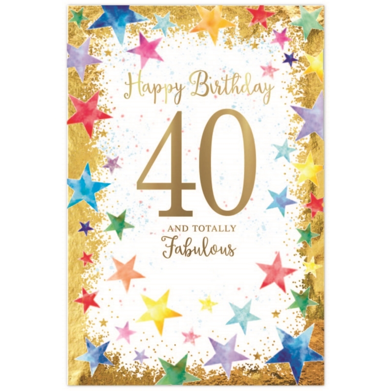 AGE 40 CARDS,Male 6
