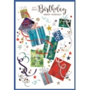 GREETING CARDS,Birthday 6's Assorted Presents