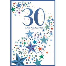 AGE 30 CARDS,Male 6's Stars