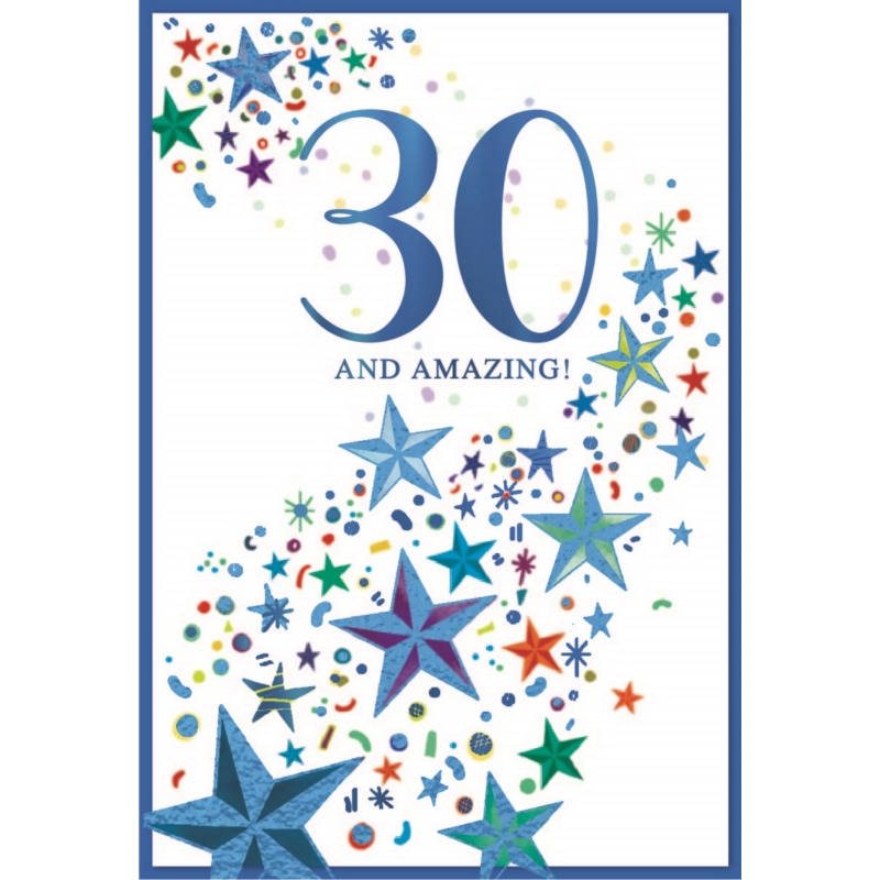 AGE 30 CARDS,Male 6