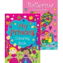 COLOURING BOOK,Ballerina & Princess