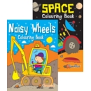 COLOURING BOOK,Space & Noisy Wheels