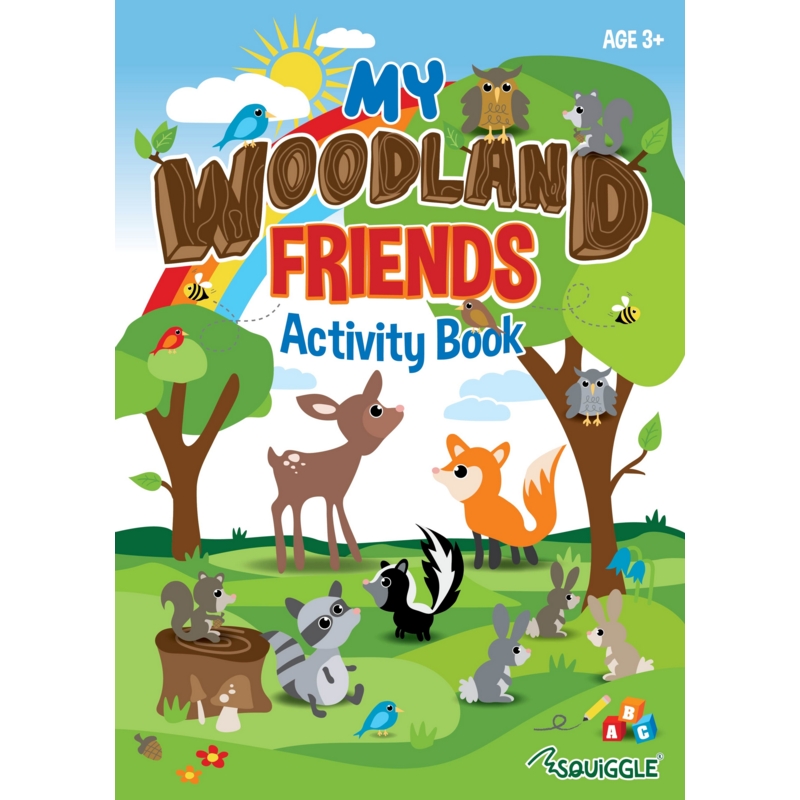 ACTIVITY BOOK,All in One,My Woodland Friends A4