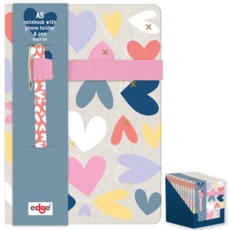 NOTEBOOK,Cross My Heart A5 Inc Pen & Phone Holder (Was 4.49)