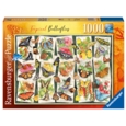 JIGSAW,1000pc.Tropical Butterflies (Ravensburger)