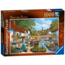 JIGSAW,1000pc.Waterside Tavern (Ravensburger)