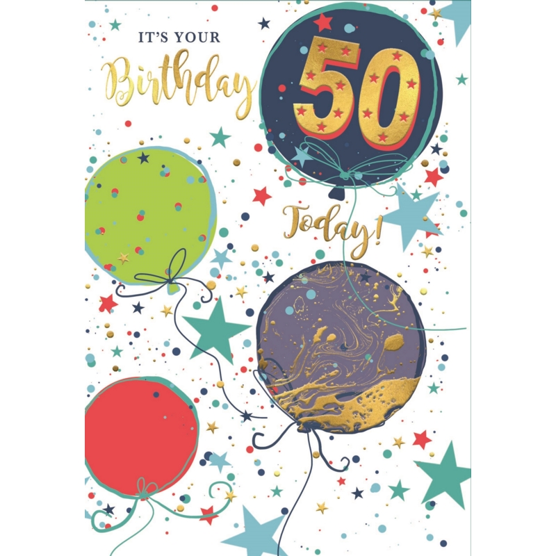 AGE 50 CARDS,Male 6