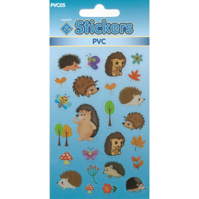 STICKERS,PVC Hedgehogs
