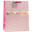 GIFT BAG,Birthday Confetti Pink (Large)