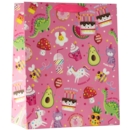 GIFT BAG,Party Time Pink (Large) (Was 1.79)