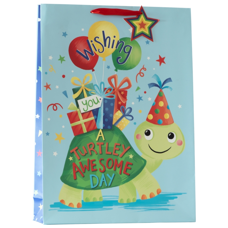 GIFT BAG,Turtley Awesome (Extra Large) (Was 1.89)