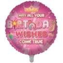 BALLOONS,Happy Birthday Pink (Helium Foil)