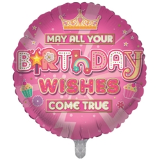 BALLOONS,Happy Birthday Pink (Helium Foil)