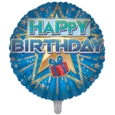 BALLOONS,Happy Birthday Star (Helium Foil)