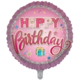 BALLOONS,Happy Birthday Text (Helium Foil)