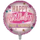 BALLOONS,Happy Birthday Best Wishes (Helium Foil)