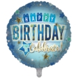 BALLOONS,Happy Birthday Celebrate (Helium Foil)