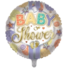 BALLOONS,Baby Shower Neutral (Helium Foil)