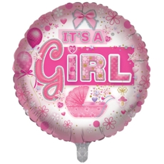 BALLOONS,It's A Girl (Helium Foil)