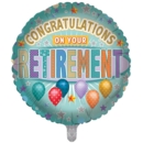 BALLOONS,Retirement (Helium Foil)