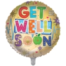 BALLOONS,Get Well Soon (Helium Foil)