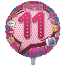 BALLOONS,Age 11 Female (Helium Foil)