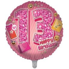 BALLOONS,Age 13 Female (Helium Foil)