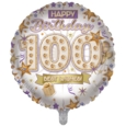 BALLOONS,Age 100 Unisex (Helium Foil)
