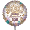 BALLOONS,Age 100 Unisex (Helium Foil)
