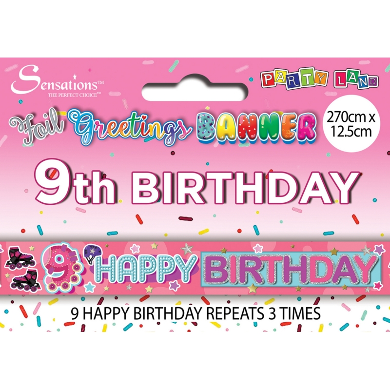 BANNER,Age 9 Female
