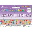 BANNER,Happy Birthday Bright Text