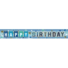BANNER,Happy Birthday Gift Text Male