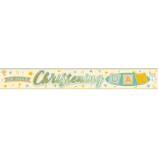 BANNER,Christening Day