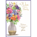 BIRTHDAY CARDS,Nan 6's Floral Vase