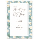 THINKING OF YOU CARDS, 6's Daisies & Text