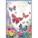 GET WELL CARDS, 6's Butterflies & Wild Flowers