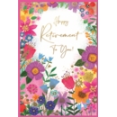 RETIREMENT CARDS, 6's Wild Flowers
