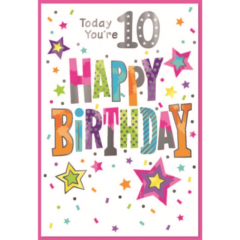 AGE 10 CARDS,Female 6