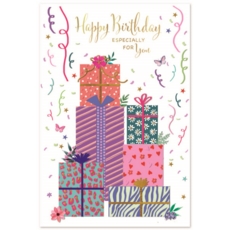 BIRTHDAY CARDS,6's Presents & Streamers