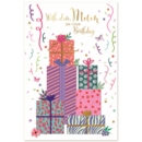 BIRTHDAY CARDS,Mum 6's Presents & Streamers