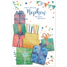 BIRTHDAY CARDS,Nephew 6's Presents & Cake