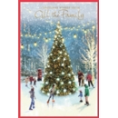 XMAS CARDS,From All the Family 6's Skating around Tree