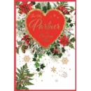 XMAS CARDS,Partner 6's Floral Heart
