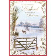 XMAS CARDS,Husband 6's Snowy Fields