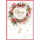 XMAS CARDS,Nan 6's Floral Wreath