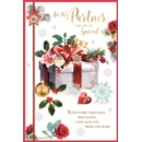 XMAS CARDS,Partner 6's Floral Present