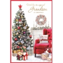XMAS CARDS,Grandson 6's Decorated Living Room