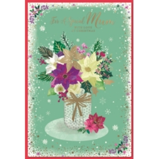 XMAS CARDS,Mum 6's Floral Vase